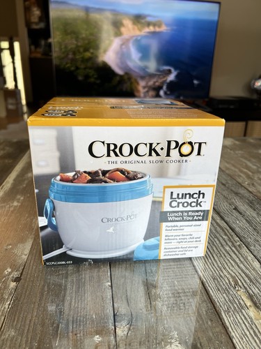 Crock-Pot 20-Ounce Electric Lunch Box, Portable Food Warmer, Blu - photo 3