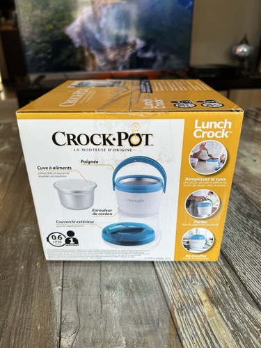Crock-Pot 20-Ounce Electric Lunch Box, Portable Food Warmer, Blu - photo 5