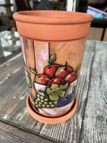 Vintage Beautiful Terracotta Wine Chiller - Retro Rustic Decor - photo 2