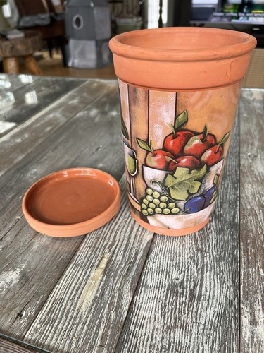 Vintage Beautiful Terracotta Wine Chiller - Retro Rustic Decor - photo 4