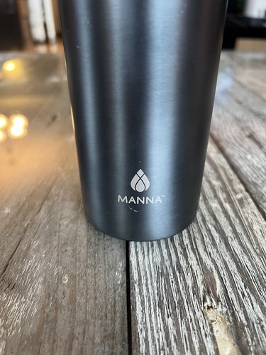 Manna Retro Gun Metal Insulated Water Bottle 591ml - photo 2