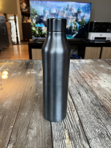 Manna Retro Gun Metal Insulated Water Bottle 591ml - photo 5