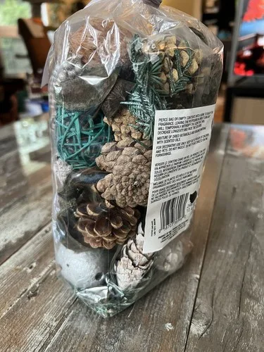 Tree Homescent Potpourri Winter Pinecone Wood Beads Acorns - photo 3