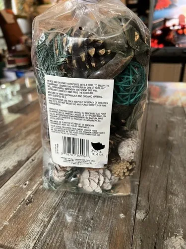 Tree Homescent Potpourri Winter Pinecone Wood Beads Acorns - photo 4