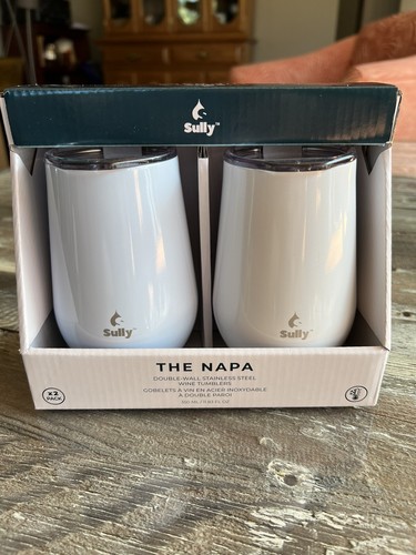 Sully NAPA Double Wall Wine Tumblers 2pk 12oz Stainless Steel