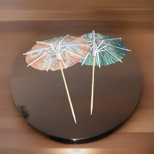 Malibu Paper Cocktail Parasols Umbrellas Cottagecore Party - photo 5