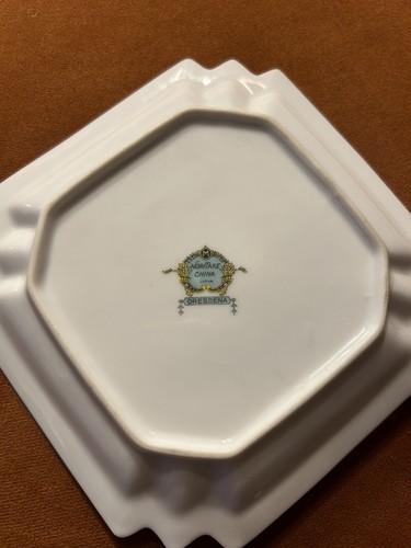 Vintage Noritake China Dresdena Handled Square Candy Dish - photo 3