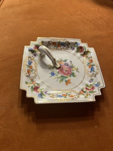 Vintage Noritake China Dresdena Handled Square Candy Dish - photo 5