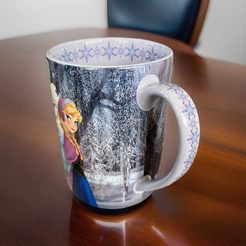Disney Parks FROZEN Purple Coffee Mug ANNA-ELSA-OLAF - photo 2