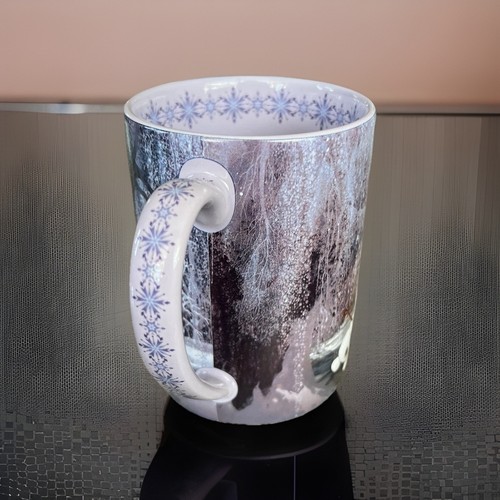 Disney Parks FROZEN Purple Coffee Mug ANNA-ELSA-OLAF - photo 3