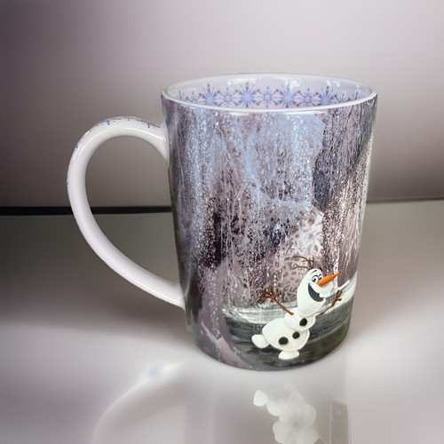 Disney Parks FROZEN Purple Coffee Mug ANNA-ELSA-OLAF - photo 4