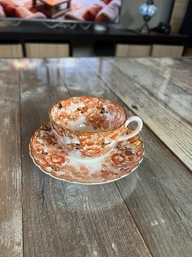 Victorian Radfords Bone China 2pc Tea Cup Saucer Set - photo 2