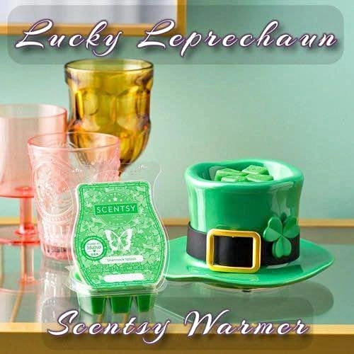 SCENTSY LUCKY LEPRECHAUN WARMER FOR ST PATRICKS DAY!!