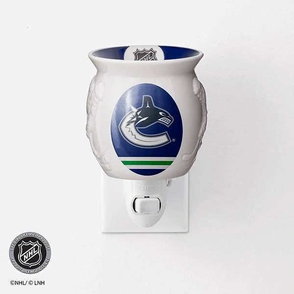 NEW IN BOX! SCENSTY CANUCKS NHL MINI WAX WARMER. - photo 2