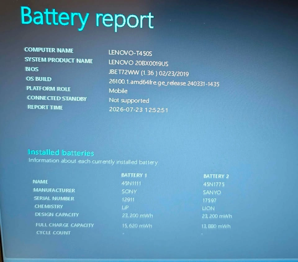 Lenovo T450s 14" i5-5300U 8GB/600GB Win 11 Pro - photo 5
