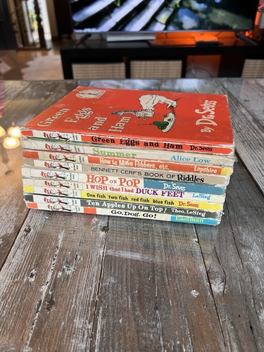 Dr. Seuss Vintage 1960's Book Club Edition Lot Of 9 Books - photo 2