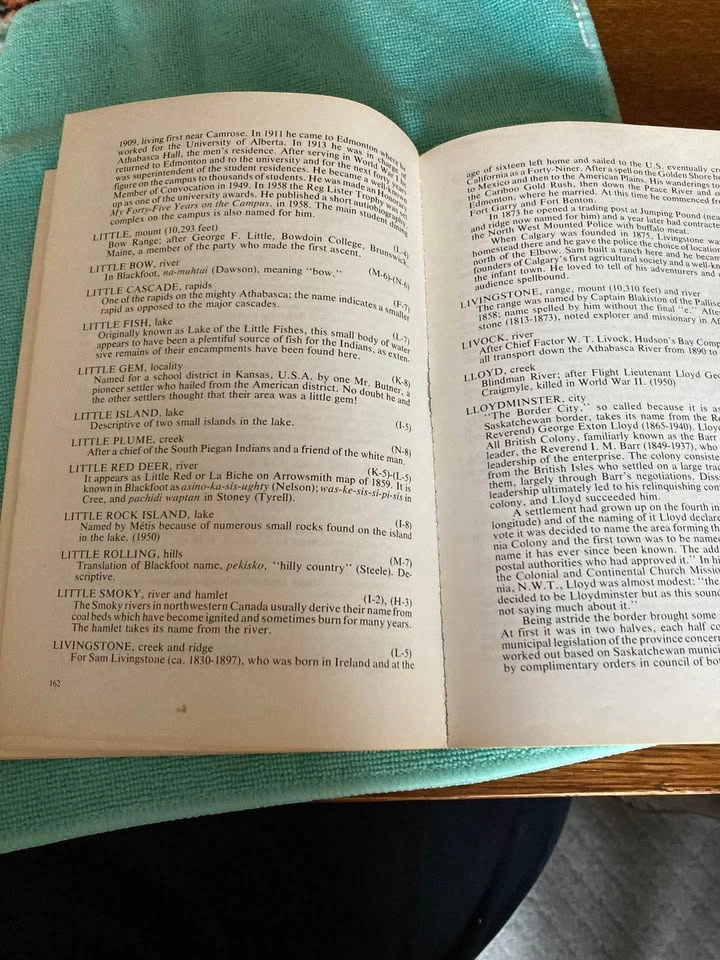 Over 2000 Place Names of Alberta (1976) Paperback - photo 3