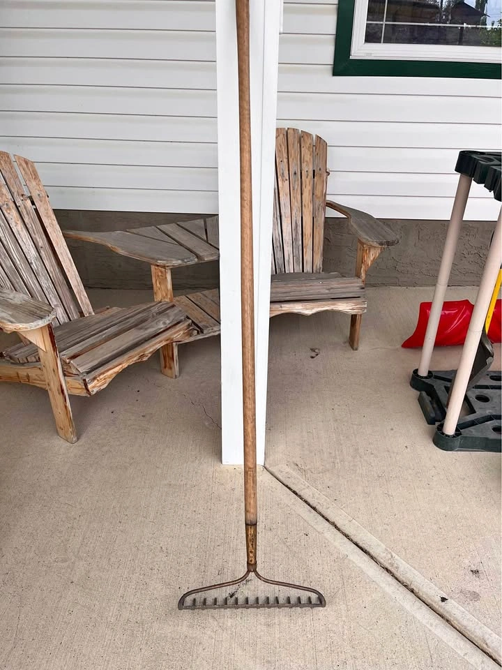 Vintage Metal Garden Bow Rake