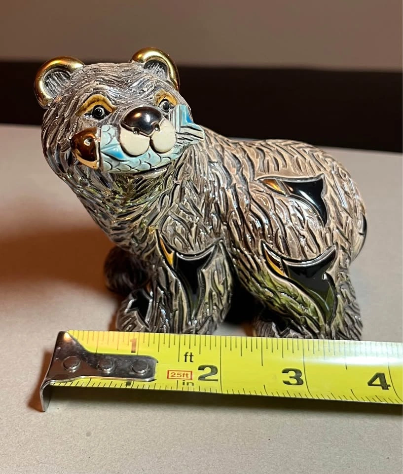 De Rosa Rinconada Adult Grizzly Bear with Fish – F148 - photo 2