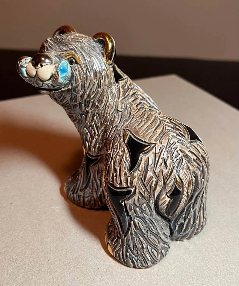 De Rosa Rinconada Adult Grizzly Bear with Fish – F148 - photo 4