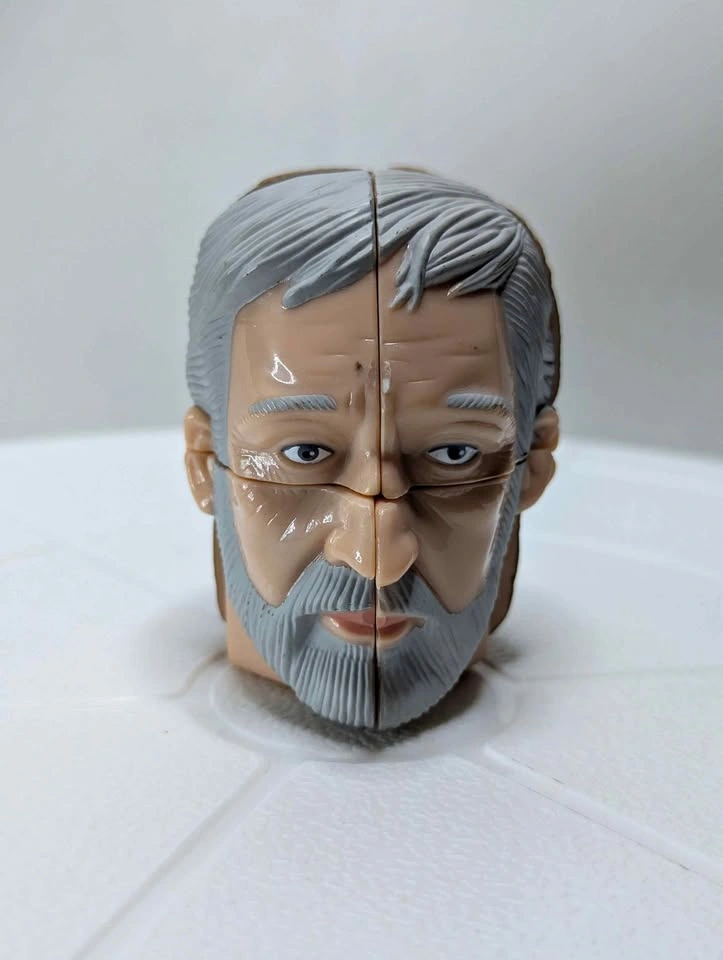Vintage Star Wars Obi-Wan Kenobi Rubik's Head Kellogg's puzzle t