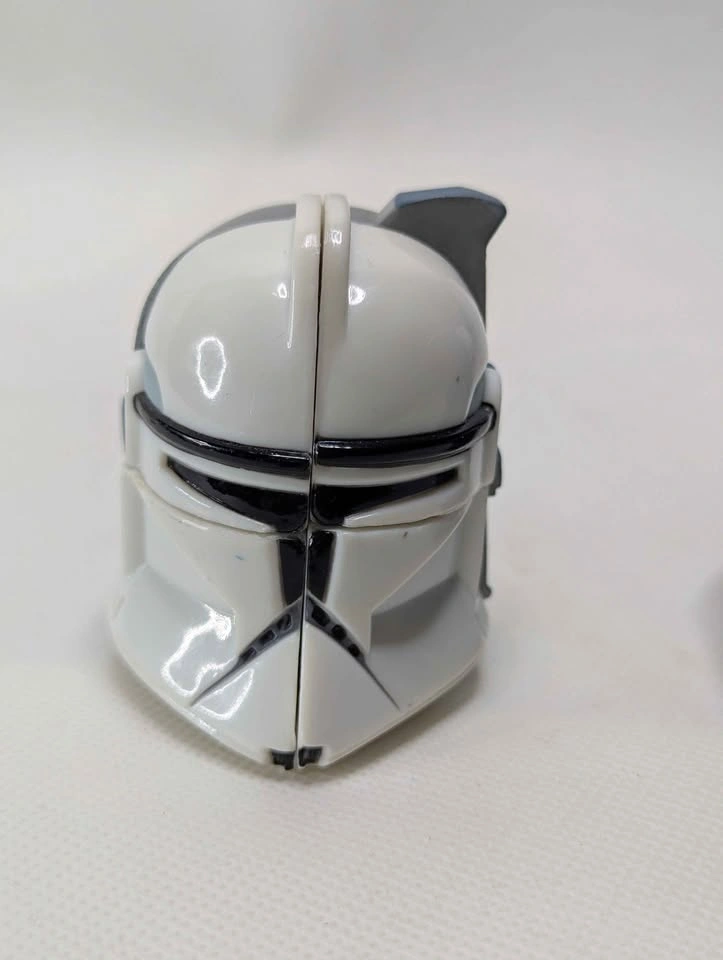 Star Wars Jango Fett and Clone Trooper Helmet Rubik's Toy - photo 2