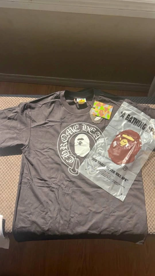 Chrome x bape tshirt