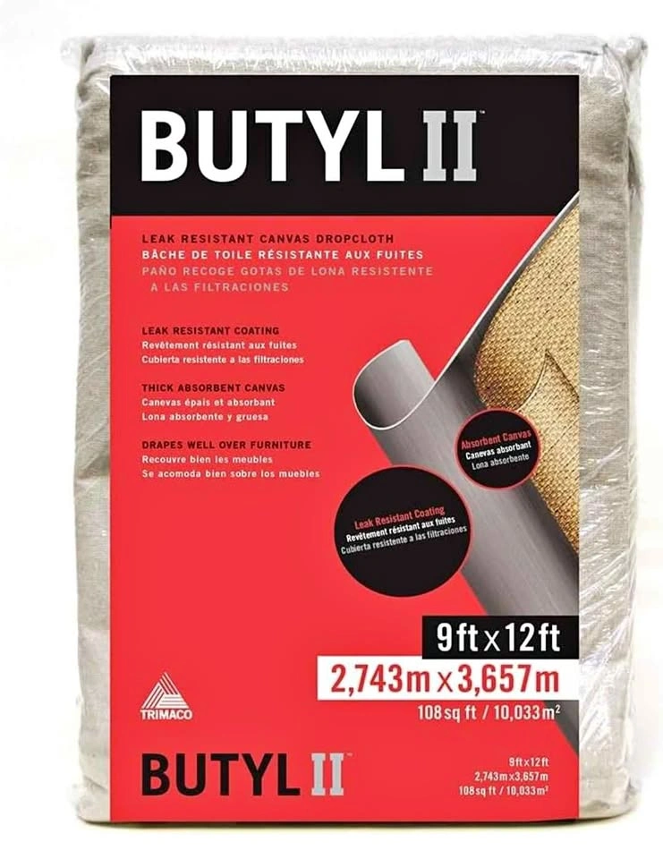 Trimaco Butyl II Canvas Dropcloth