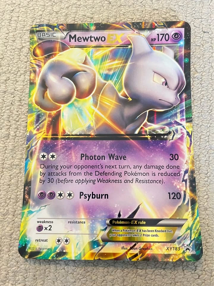 Mewtwo EX XY183 Jumbo Pokemon Card