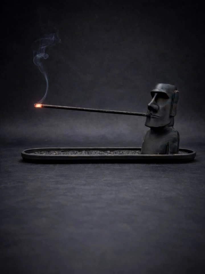 Moai Head Incense Burner - photo 4