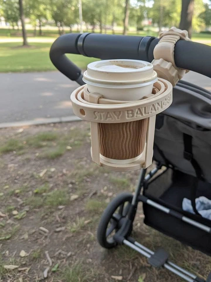 Stay Balanced Stroller Cup Holder