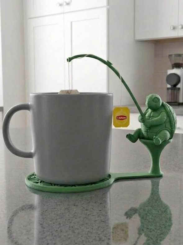 Turtle Tea Bag Holder and Coaster
