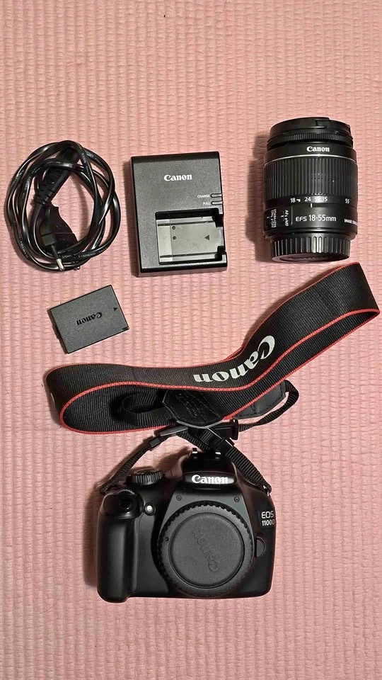 Canon EOS 1100D DSLR with EF-S 18-55mm Lens Kit