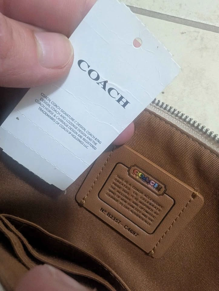 Coach Rainbow Signature Poppy Crossbody with Mini Bag - photo 3
