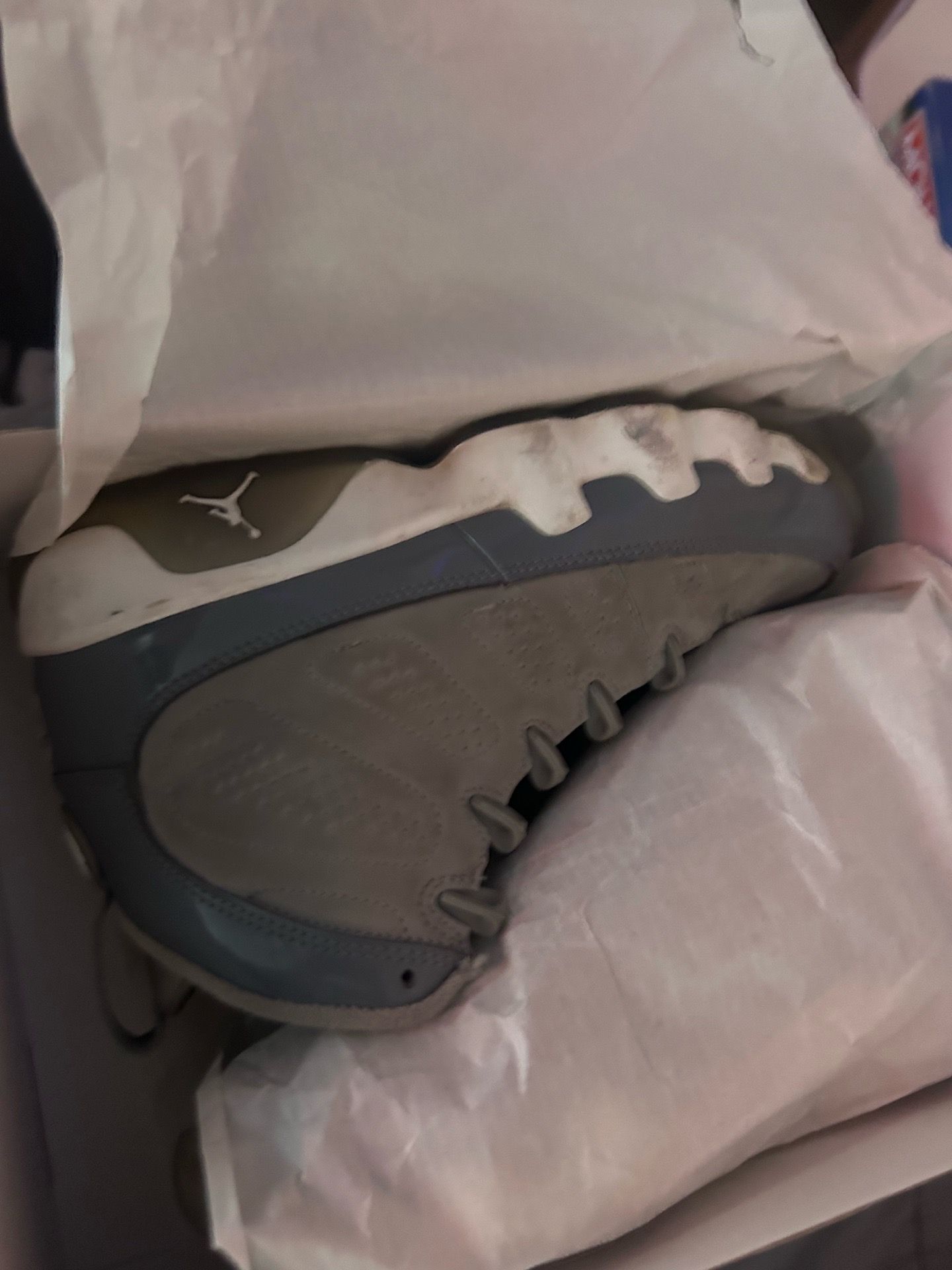 2 pairs of Jordan 9