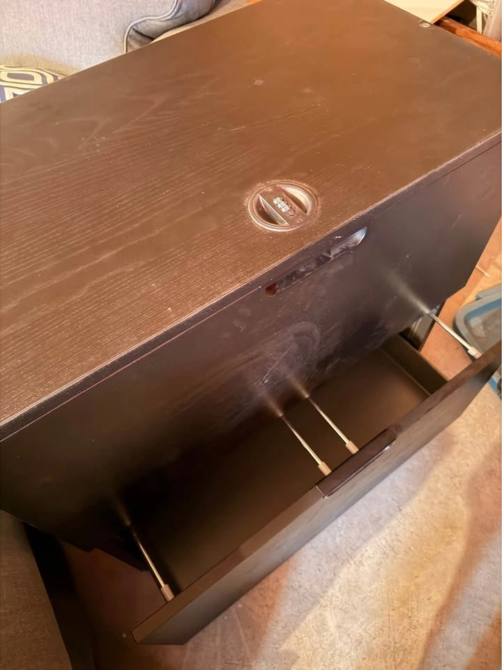 2-Drawer Lateral Filing Cabinet – Espresso/Dark Brown - photo 3