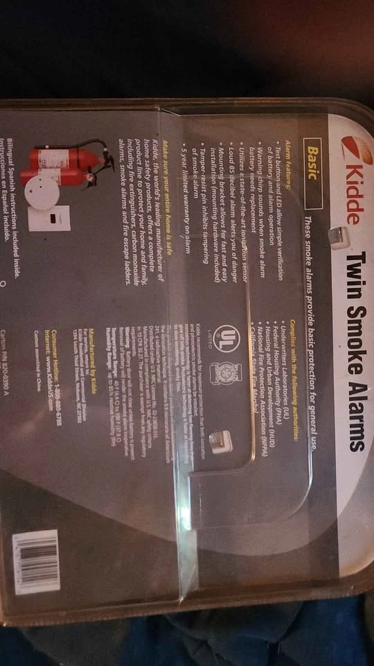 Kidde Twin Smoke Alarms - photo 2