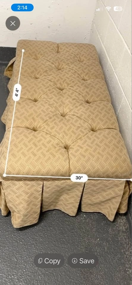 Classic Tufted Bench / Ottoman - photo 3