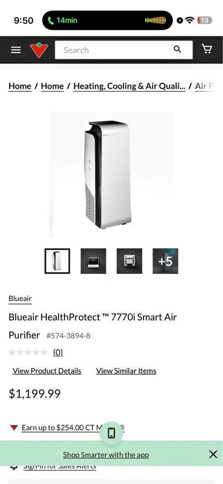 Blueair HealthProtect 7770i Smart Air Purifier