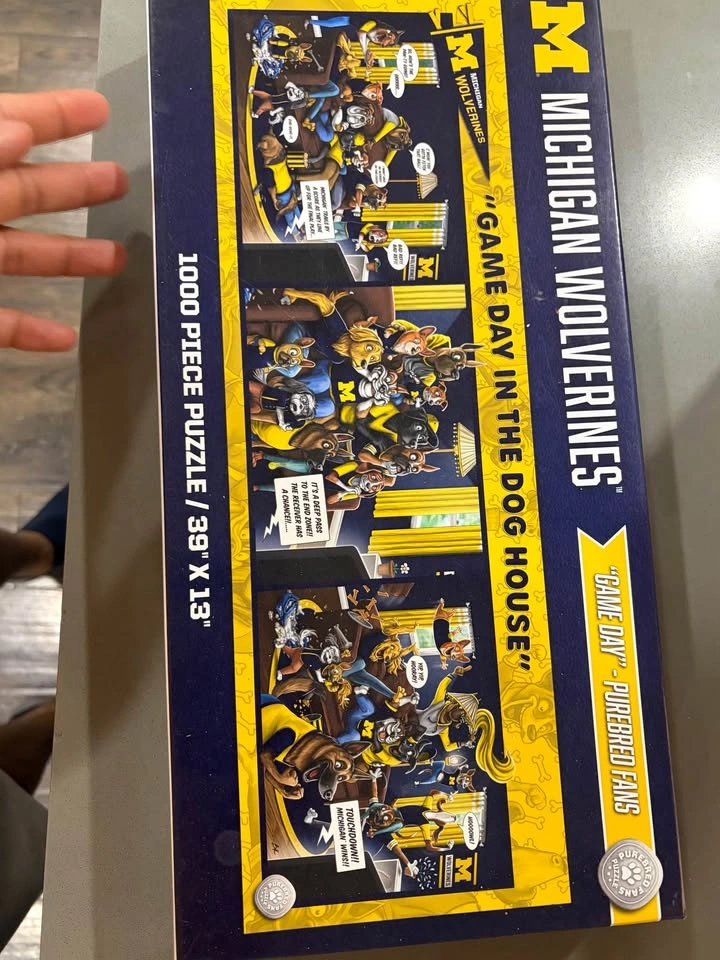 YouTheFan Michigan Wolverines Game Day 1000pc Puzzle - photo 3