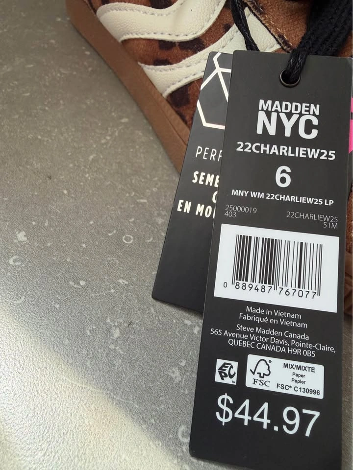 Brand new Steve Madden leopard print shoes size 6 - photo 5