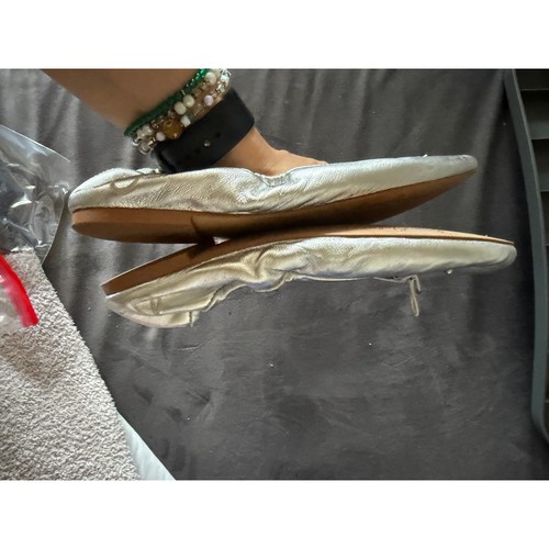 Sam Edelman Silver Women's Size 10 Ballet, GUC - photo 4
