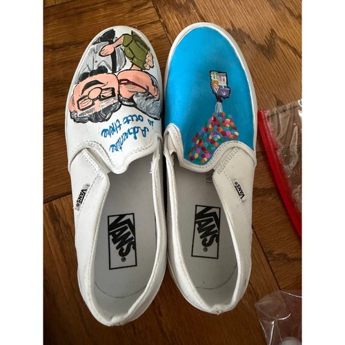 Women's Vans, Size 10 Custom Painted Disney Pixar's Up, EUC