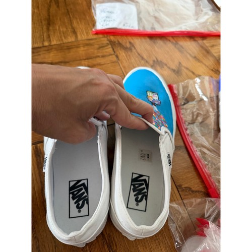 Women's Vans, Size 10 Custom Painted Disney Pixar's Up, EUC - photo 5