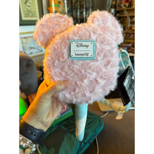 Disney's Minnie Mouse Loungefly Cotton Candy Crossbody BNWT - photo 2