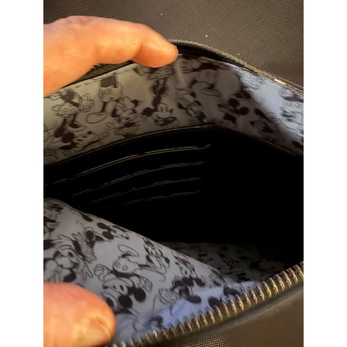Disney's Mickey Mouse Oversize Loungefly Wristlet, Black, GUC - photo 3