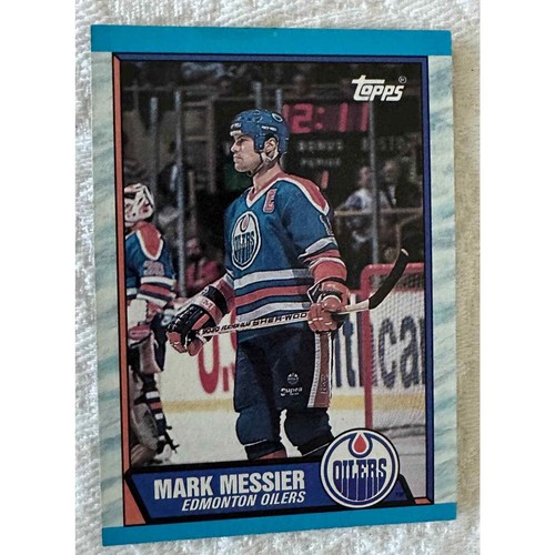 Mark Messier Oilers Handmade Wooden Plaque with 89-90 Card - photo 3