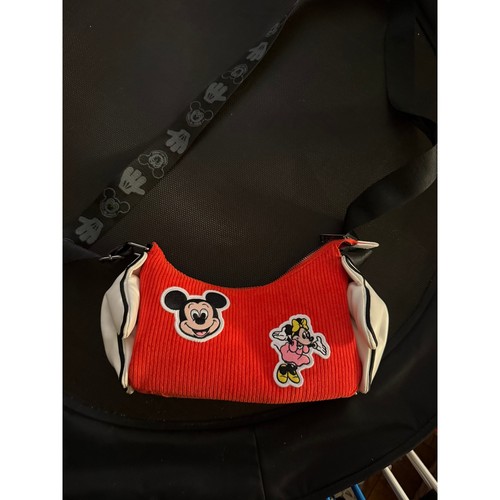 Disney's Mickey & Minnie Mouse Corduroy Crossbody Loungefly Bag