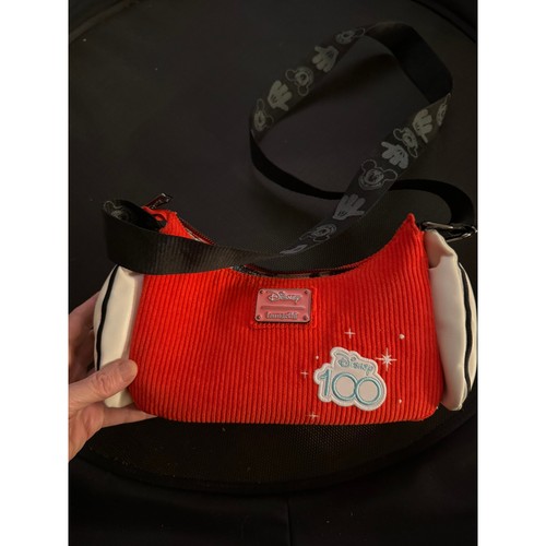 Disney's Mickey & Minnie Mouse Corduroy Crossbody Loungefly Bag - photo 4