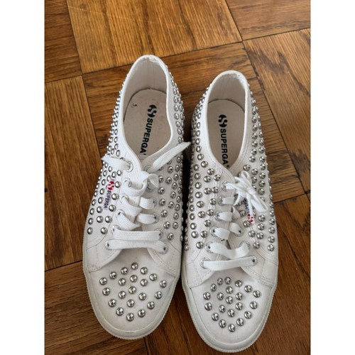 Women's Superga Custom Studded Sneakers, EUC, Size 10
